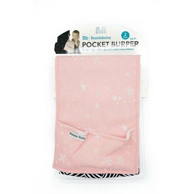 Bazzle Baby Sweet Girl Burp Cloths For Baby Girl With Pocket Image 1
