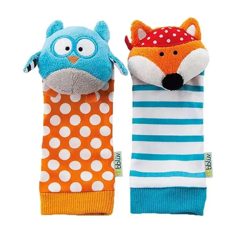 Bbluv Duo Foot Finders, Owl & Fox Image 1