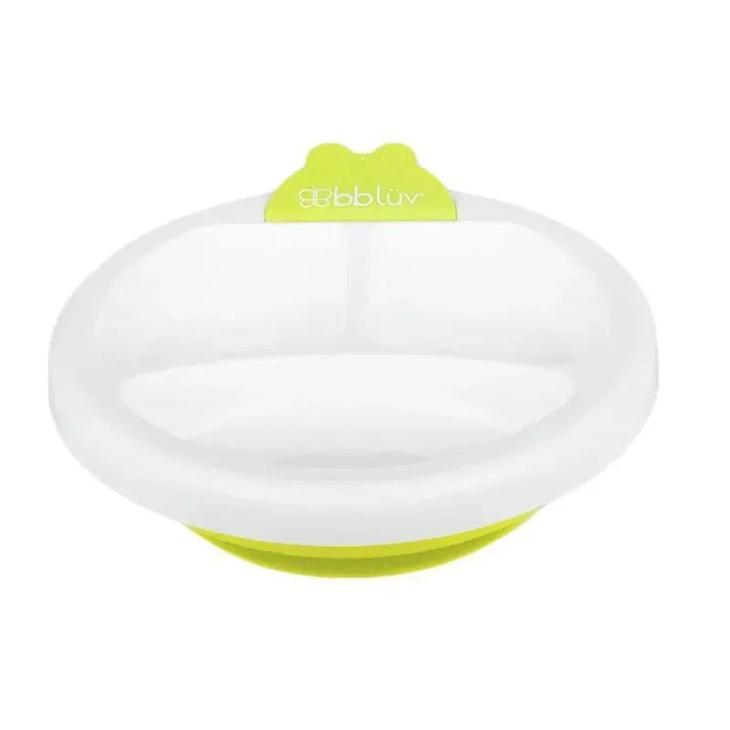 Bblüv Plato Warm Feeding Plate for Baby in Lime Color Image 1