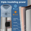 Bbox - 12 Oz Insulated Water Bottle Silicone Straw Chill Out Image 4