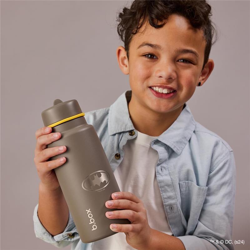 Bbox - 34Oz Batman Triple Insulated Kids Water Bottle With Stainless Steel Straw Image 2