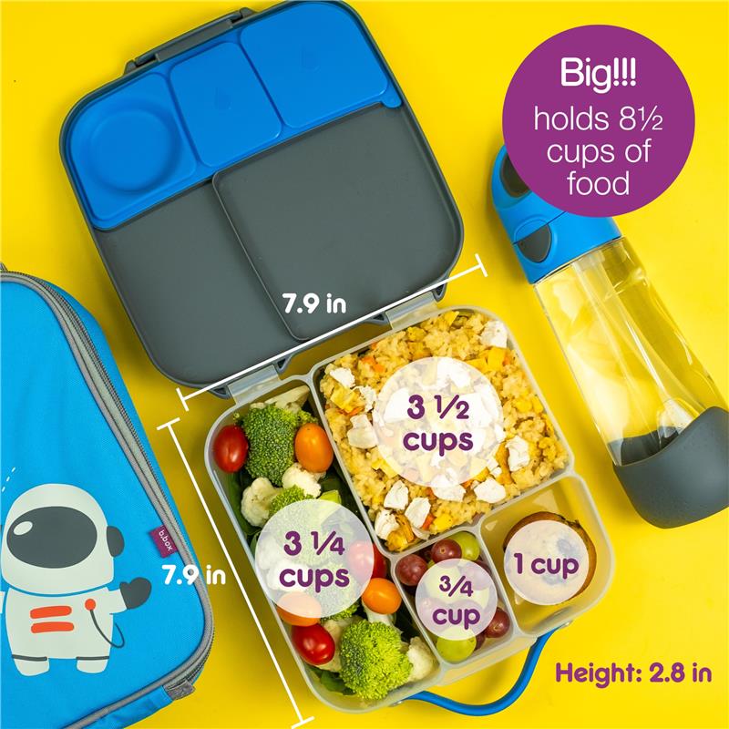 Bbox - Oversized Lunch Box for Kids Lemon Twist Image 4