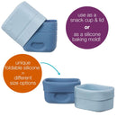 Bbox - Silicone Snack Cups Ocean Image 3