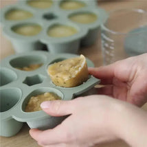 Beaba - Multiportions Silicone Baby Food Storage Container, Sage Image 2