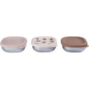 Beaba 3Pk Stainless Steel Baby Bowls Set, Big Love Image 3