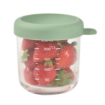 Beaba 8 oz Glass Baby Food Jar, Sage Image 2