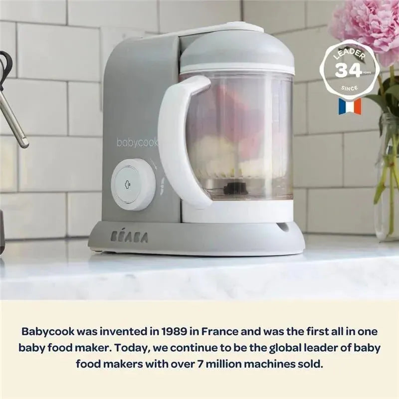 Beaba - Babycook Solo 4 in 1 Baby Food Maker, Eucalyptus Image 6