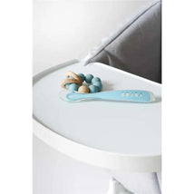 Beaba - First Foods Single Silicone Spoon, Rain Image 3