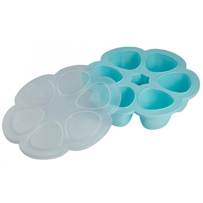 Beaba Multiportions 3 oz. Silicone Tray, Sky Image 1