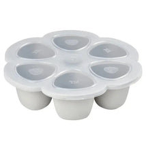 Beaba - Multiportions Silicone Baby Food Storage Container, Cloud Image 1