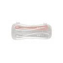 Beaba - 2Pk Silicone Spoon Travel Set, Cloud/Rose Image 2