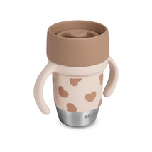 Beaba Stainless Steel 360 Learning Cup, Big Love Image 2