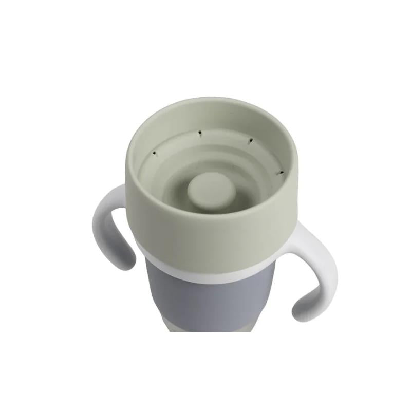Beaba Stainless Steel 360 Learning Cup, Pebble Image 3