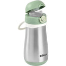 Beaba - Stainless Steel Kids Water Bottle, Sage Image 3