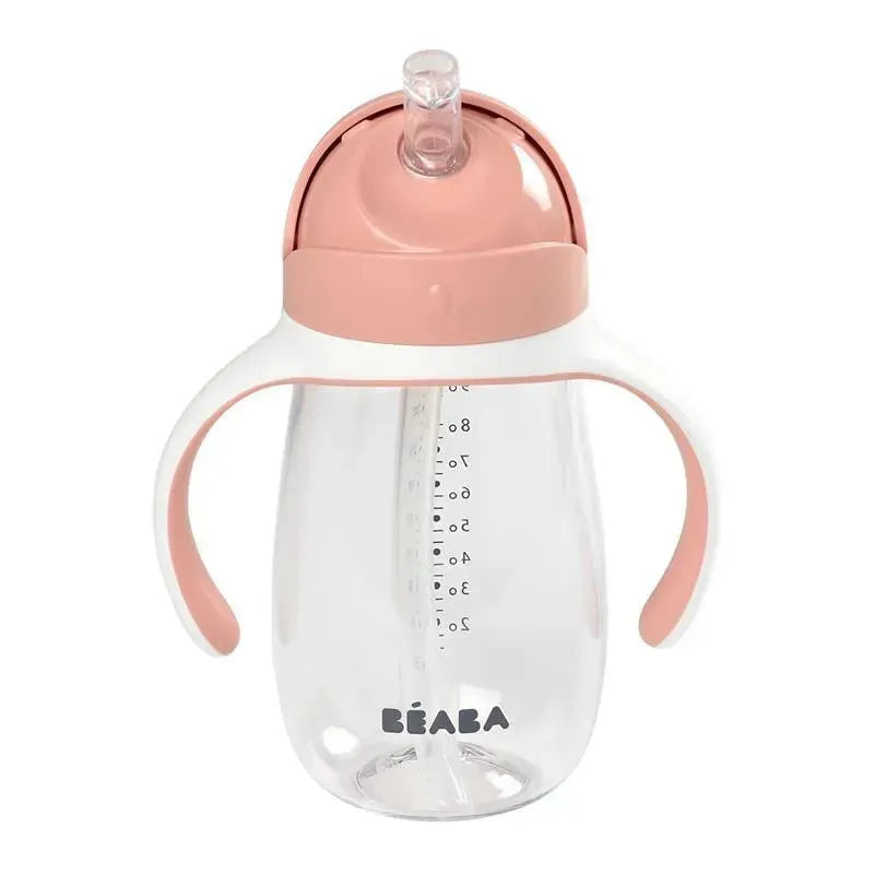 Beaba - Straw Sippy Cup, Rose Image 2
