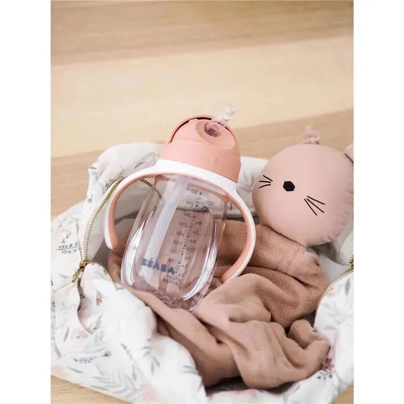 Beaba - Straw Sippy Cup, Rose Image 5