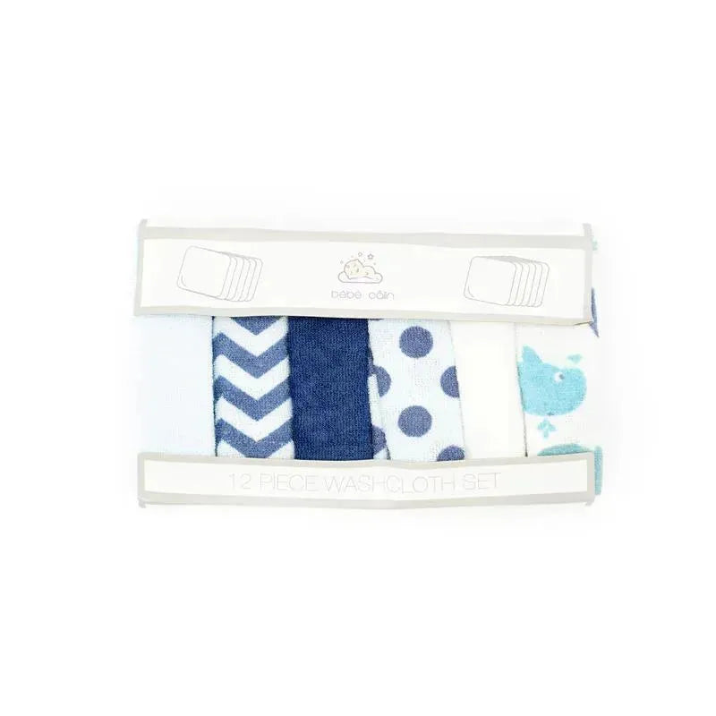 Bebe Calin -Washcloth Set Boy, 12 Piece Image 1