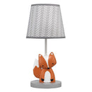 Bedtime Originals Acorn Lamp with Shade & Bulb, Orange Image 1