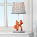 Bedtime Originals Acorn Lamp with Shade & Bulb, Orange Image 3
