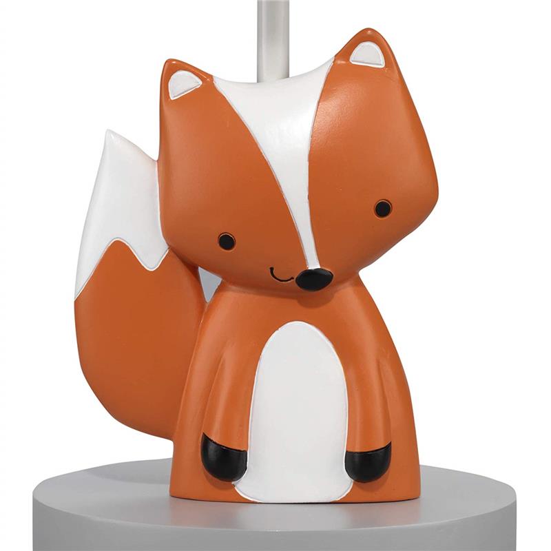 Bedtime Originals Acorn Lamp with Shade & Bulb, Orange Image 5