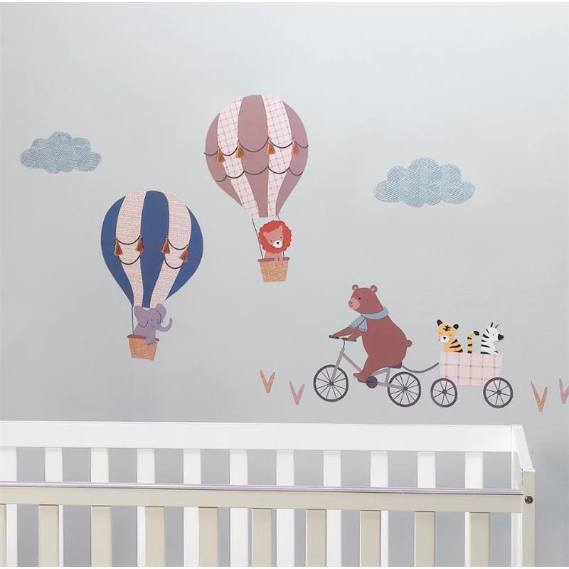 Bedtime Originals - Up Up & Away Hot Air Ballon Animals Wall Decals Image 3