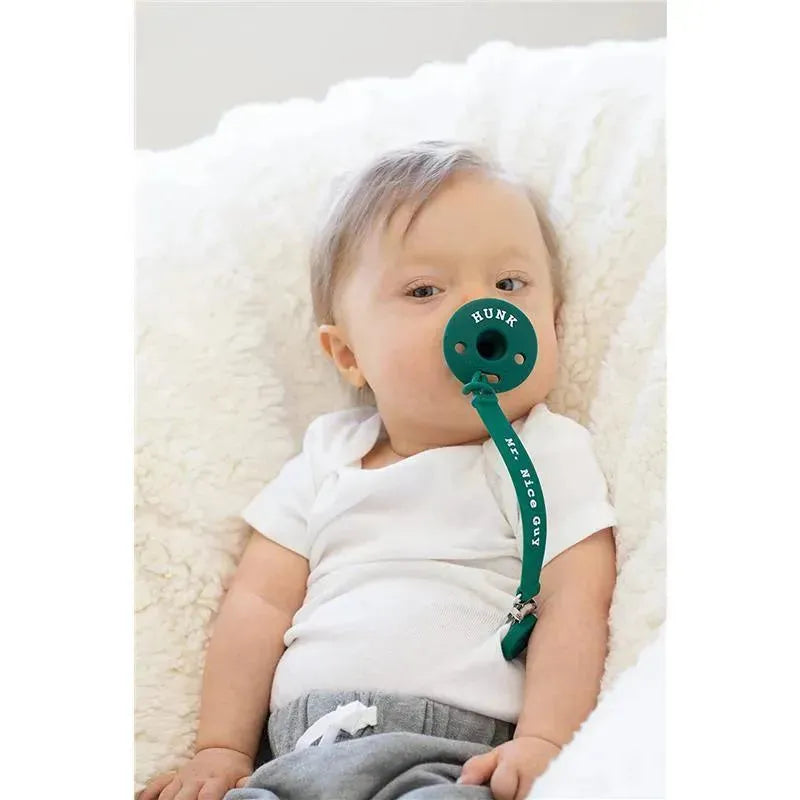 Bella Tunno - Mr Nice Guy Pacifier Clip, Green Image 3