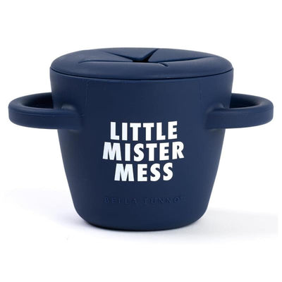 Bella Tunno Snack Cups for Toddlers, Silicone Spill Proof Food Container with Lid Image 1