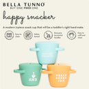 Bella Tunno Snack Cups for Toddlers, Silicone Spill Proof Food Container with Lid Image 3