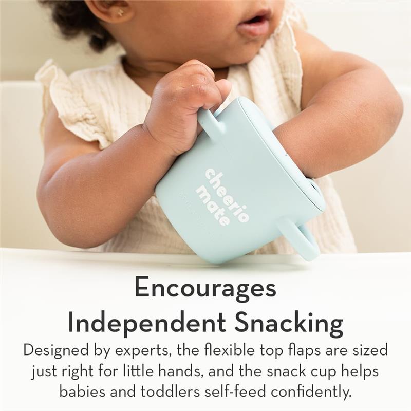 Bella Tunno Snack Cups for Toddlers, Silicone Spill Proof Food Container with Lid Image 4