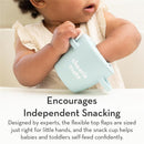 Bella Tunno Snack Cups for Toddlers, Silicone Spill Proof Food Container with Lid Image 4