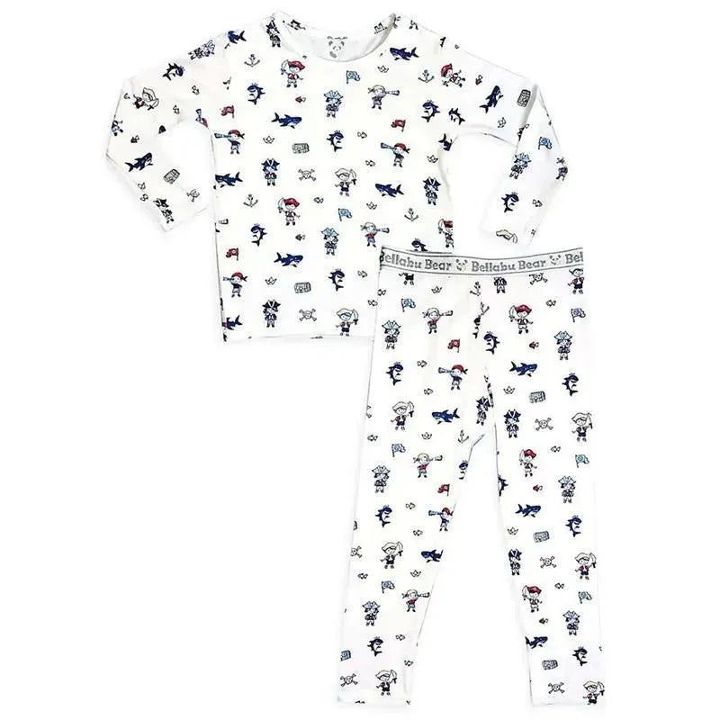 Bellabu Bear - Baby Boys Pirate Long Sleeve Shirt & Pants Pajama Set Image 1