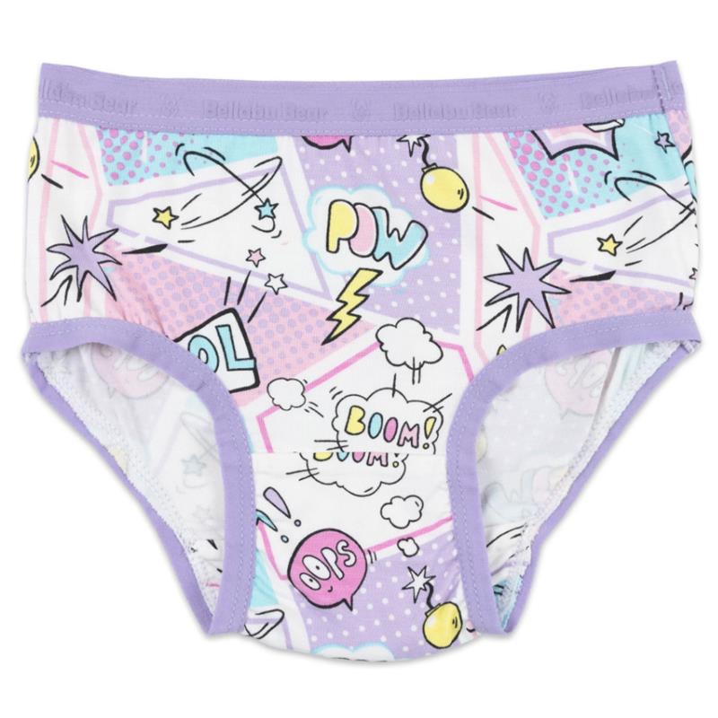 Bellabu Bear - Enchanted Girl's Bamboo Underwear 7-Pack, 2/3T Image 4
