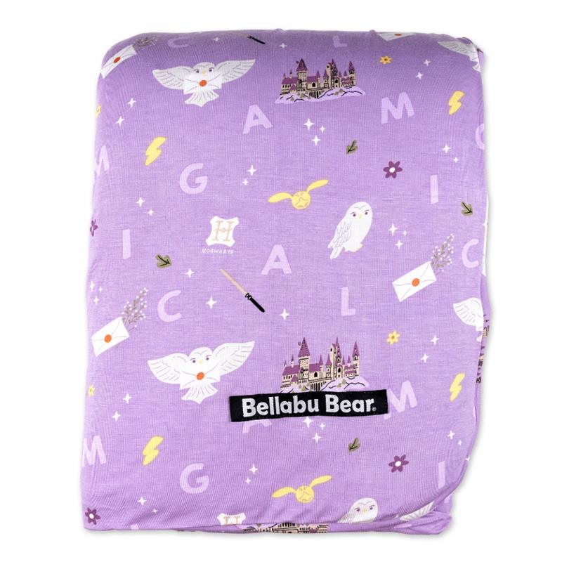 Bellabu Bear - Harry Potter Hedwig's Magical Mail Bamboo Blanket Image 4