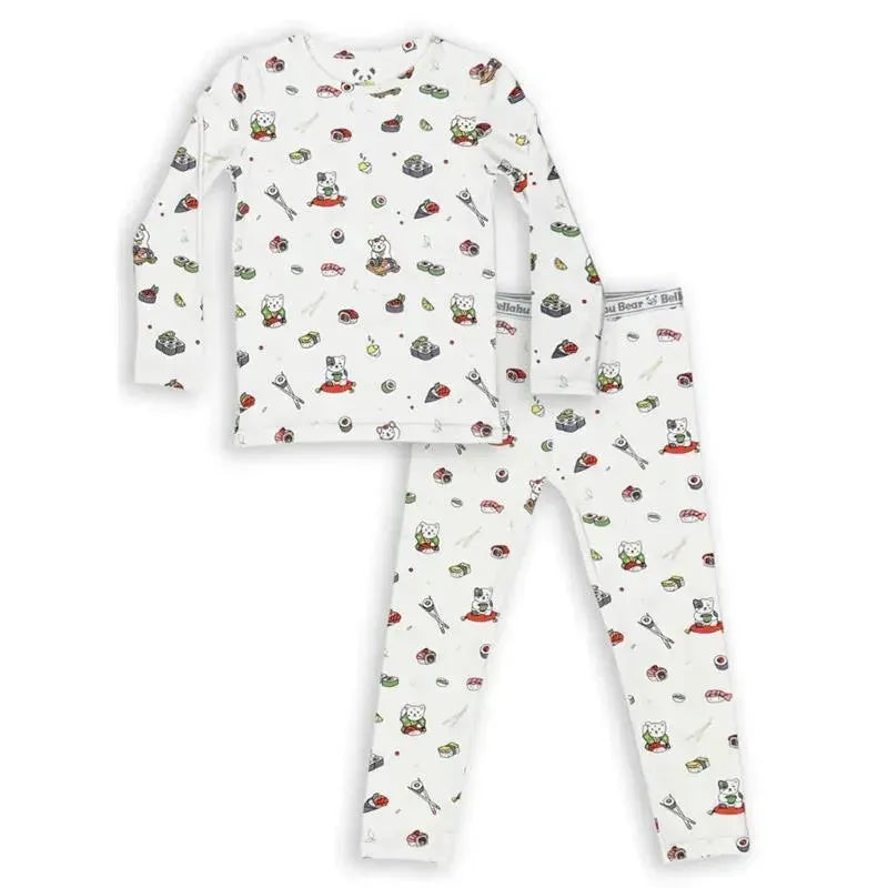 Bellabu Bear - Sushi Cat Kids Bamboo Pajamas Image 1