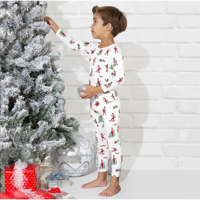 Bellabu Bear - The Elf On The Shelf Bamboo Kids Pajamas Image 1