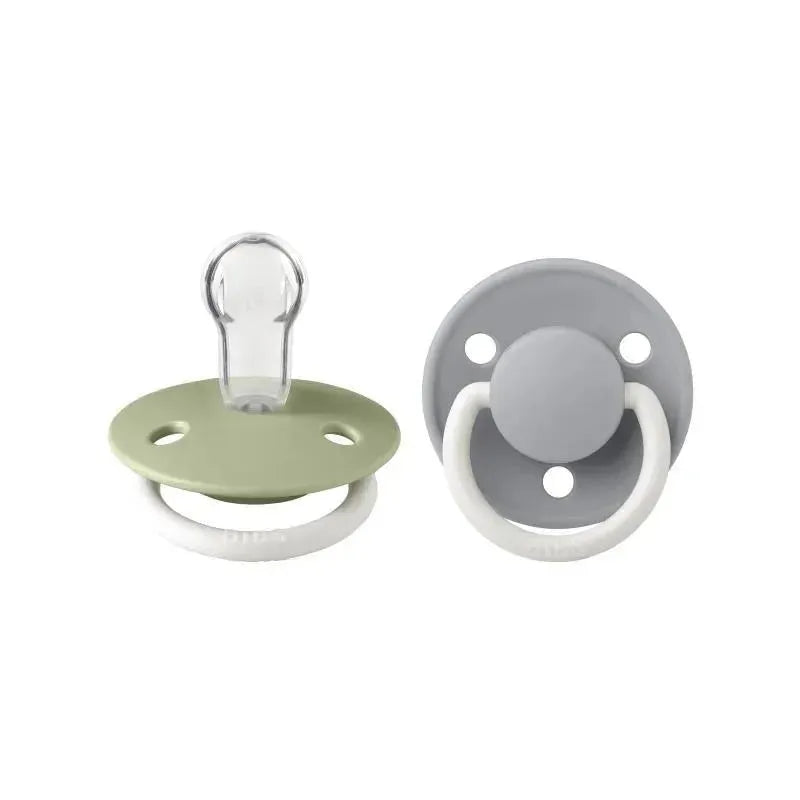 Bibs - 2Pk De Lux Sage/Cloud Night Silicone Pacifier, One Size Image 1