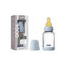 Bibs - Baby 4Oz Latex Glass Bottle With Bumper Baby Blue Image 1