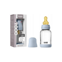 Bibs - Baby 4Oz Latex Glass Bottle With Bumper Baby Blue Image 1