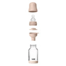 Bibs - Baby 4Oz Silicone Glass Bottle With Bumper Blush Image 3
