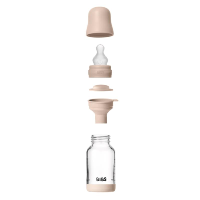 Bibs - Baby 4Oz Silicone Glass Bottle With Bumper Blush Image 3