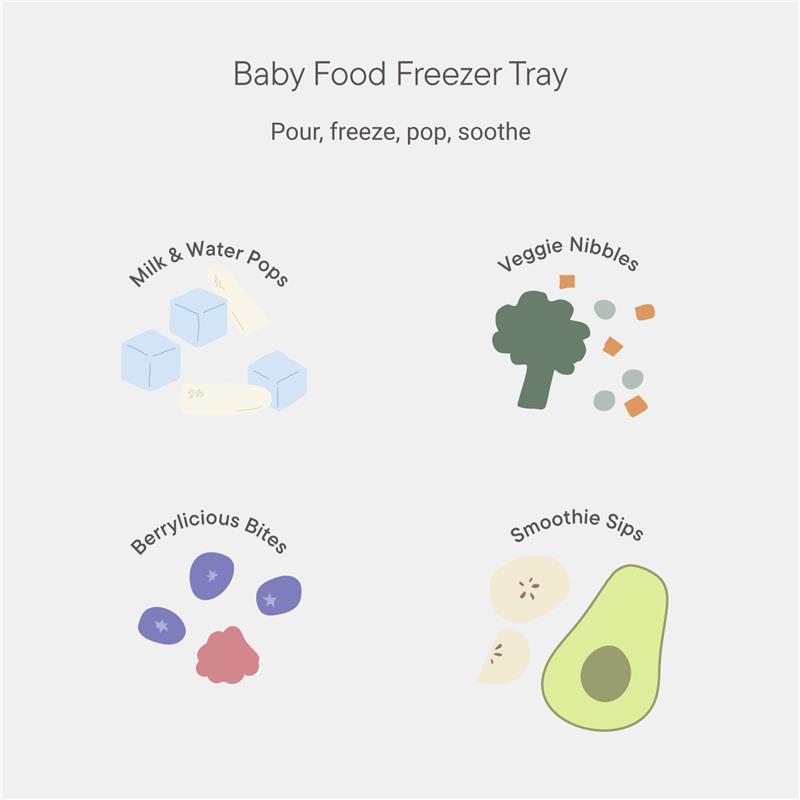 Bibs - Baby Food Freezer Tray Ivory Image 4