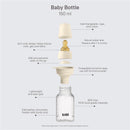 Bibs - Baby Plastic Bottle With Latex Nipple 150Ml, Blush Image 2