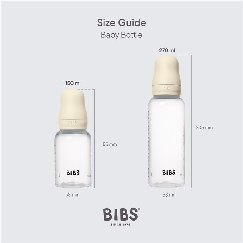 Bibs - Baby Plastic Bottle With Silicone Nipple 150Ml, Blush Image 3