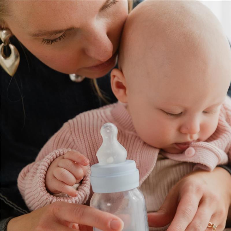 Bibs - Baby Plastic Bottle With Silicone Nipple 150Ml, Blush Image 5