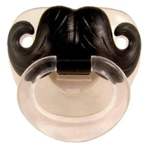 Billy Bob Teeth Handlebar Mustache Baby Pacifier Image 1