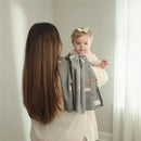 Bleu La La - 100% Luxury Cotton Receiving Swaddle Baby Blanket - Deer Image 6