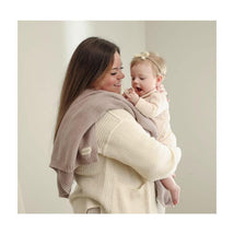 Bleu La La - 100% Luxury Cotton Swaddle Receiving Baby Blanket, Sheep Ivory Image 2