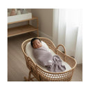 Bleu La La - 100% Luxury Cotton Swaddle Receiving Baby Blanket, Sheep Ivory Image 5