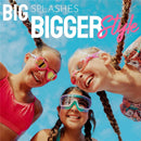 Bling 2O - Girls' Glam Splash Lash Swimming Goggles with UV Protection, Ages 3+, Pink Image 6