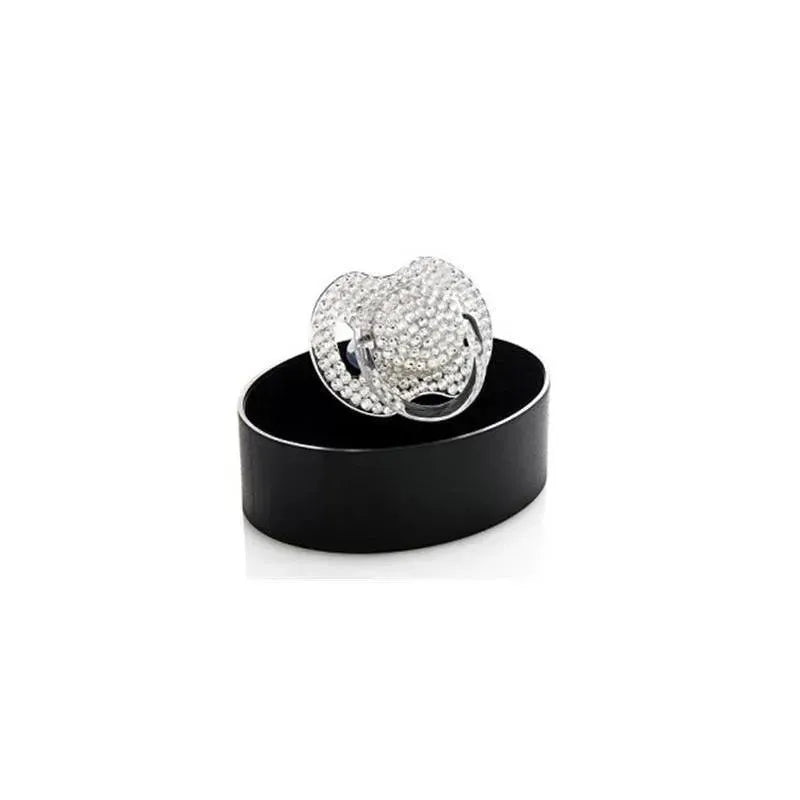 Bling Swarosvski Crystal Pacifier Crystal Clear - 6-18M Image 1
